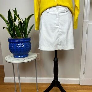 NIKE Dri-Fit White Pickleball Golf Skort Skirt Shorts